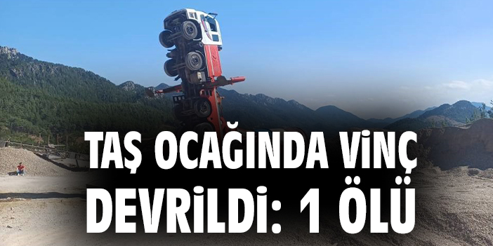 Feke’de Taş Ocağında Vinç Kazası: Bir İşçi Hayatını Kaybetti