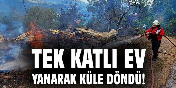 Akkuş İlçesinde Evde Çıkan Yangın Korkuttu