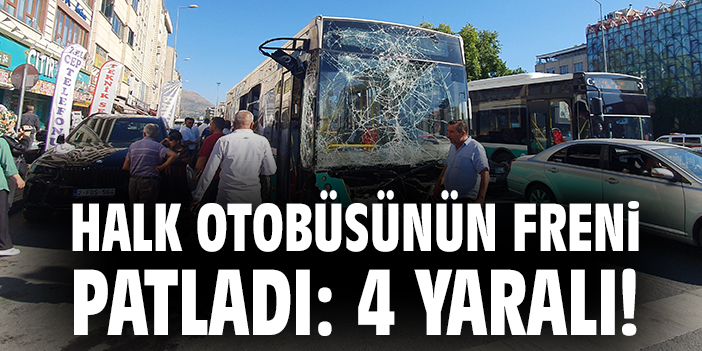 Otobüsün Freni Patladı, Kaldırımda Dehşet Anları!