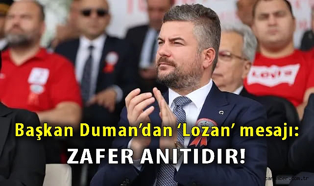 Lozan Barış Antlaşması’nın 101. yılı kutlandı