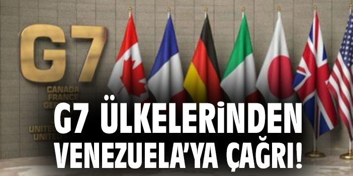 G7 Venezuela Seçimleri İçin Endişeli