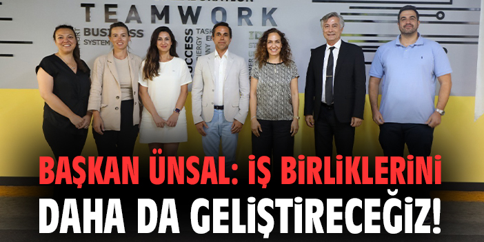 Başkan Ünsal’ın Kolektif Girişimcilik Merkezi Ziyareti