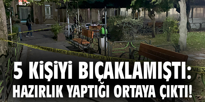 Çay Bahçesinde Bıçaklı Saldırı: 5 Vatandaş Yaralandı