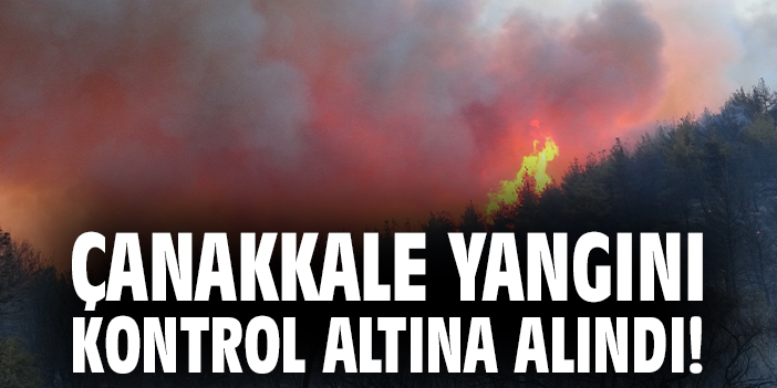 24 Saatte Kontrol Altına Alındı: Eceabat Yangını Son Durum!