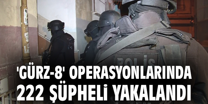 Emniyet Güçlerinden BTÖ’ye Tokat: 222 Şüpheli Yakalandı