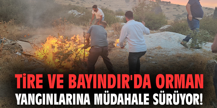 Tire’deki Yangınla İlgili Son Gelişmeler!