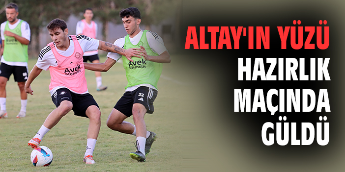 Altay, Menemen FK’yı 5-3 Mağlup Etti!