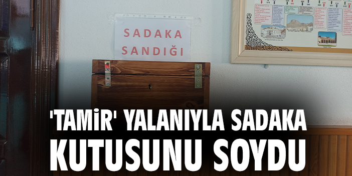 Cami’de Tornavidayla Soygun: Genç Hırsızlıkla Yakalandı