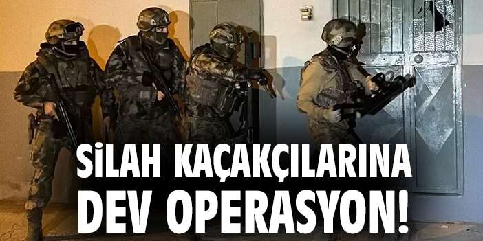 Binlerce Silah Ele Geçirildi! İşlem yapılan 2 bin 439 şüpheli…