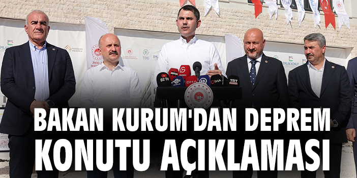 Bakan Kurum’dan 200 bin konut sözü!