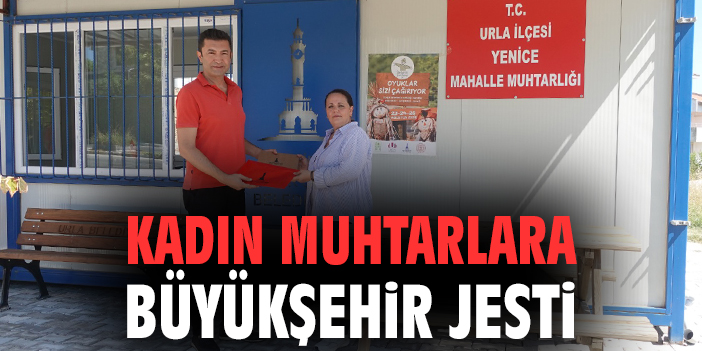 İzmir’de Kadın Muhtarlara Prefabrik Ofisler!