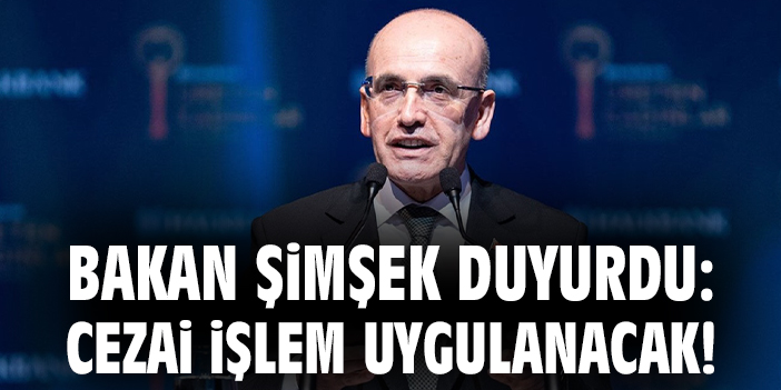 Şimşek: Kira Geliri Beyan Dönemi Değerlendirmesi