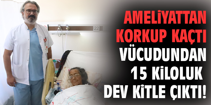 İzmir’de Dev Kitle Ameliyatla Çıkartıldı