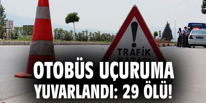 Pakistan’da otobüs faciası! 29 ölü, 1 ağır yaralı