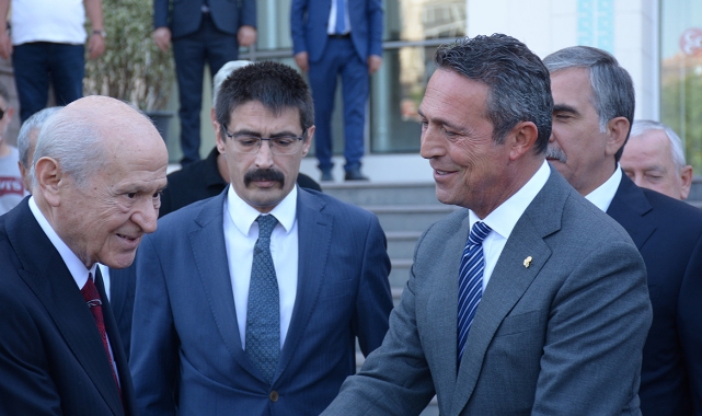 Ali Koç, Devlet Bahçeli ile bir araya geldi.
