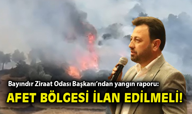 Bayındır’da yangın mağdurlarına destek çağrısı