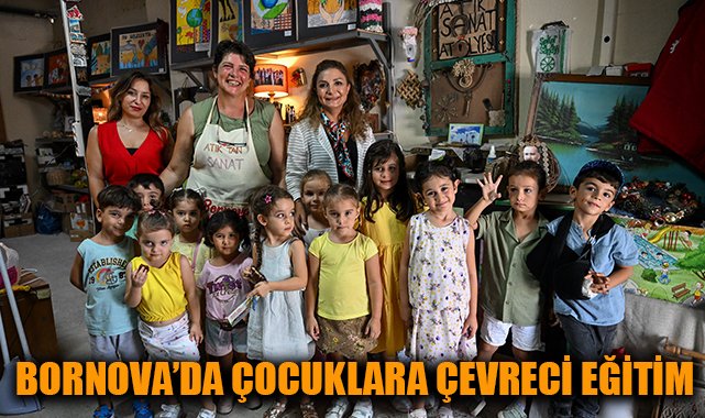 Bornova Belediyesi Çocuklara Çevre Eğitimi Veriyor