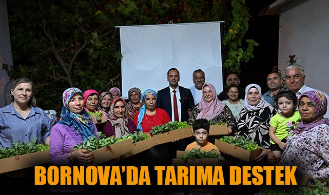 Bornova Belediyesi’nden Mahalle Fideleri Sürprizi!