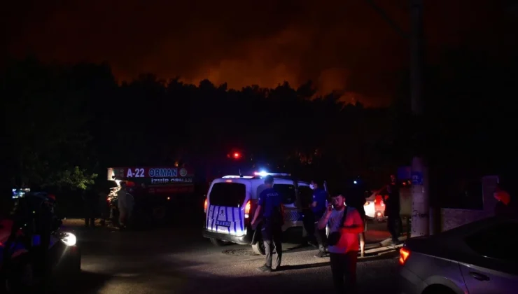 İZMİR’DE ORMAN YANGINI TEHLİKE ARZ EDİYOR!