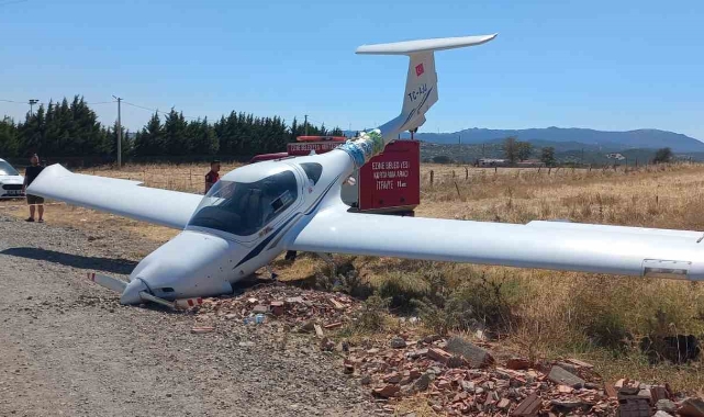 Balıkesir’de Koca Seyit Havalimanı’ndan kalkan uçağın zorunlu inişi!