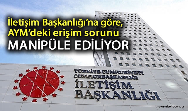 Manipüle edildiği iddia edilen AYM internet sitesi!