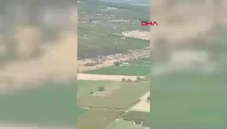 İZMİR ORMAN YANGINI KISA SÜREDE KONTROL ALTINA ALINDI