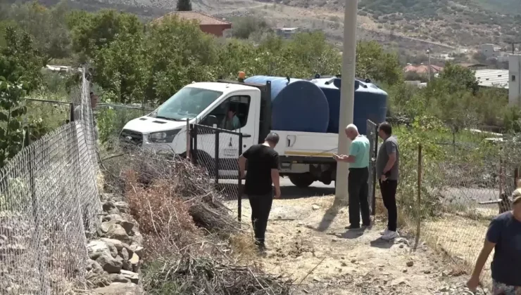 İZMİR: Bayraklı’da yangından kurtulan bahçelere can suyu