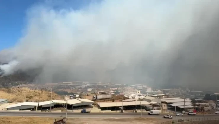 Karşıyaka’da Devam Eden Yangın Örnekköy’e Ulaştı