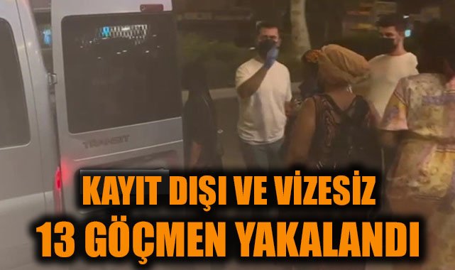 İzmir’de yakalanan 13 Afrikalı göçmen sınır dışı edilecek