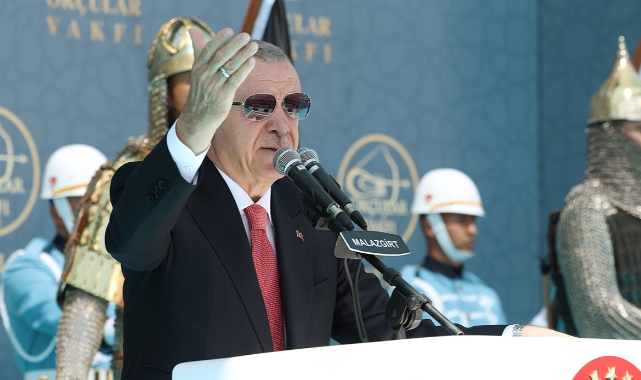 Erdoğan: Malazgirt Zaferi 953. Yıl Dönümü’nde Vatanın Şanını Kutladı