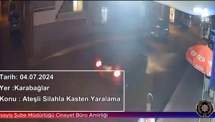 İZMİR’de Silahlı Saldırı: Olay Anı Kamerada!