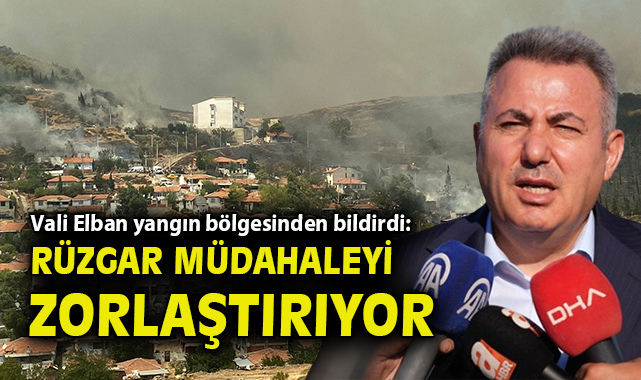 İzmir Valisi: Yangında Can Kaybı Yok