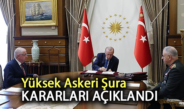 YAŞ Kararları: Erdoğan Terfileri İmzaladı