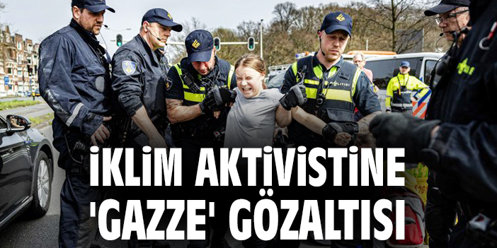 İklim aktivistine ‘Gazze’ gözaltısı