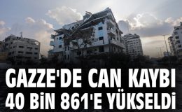 Gazze’de can kaybı 40 bin 861’e yükseldi