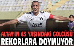 Altay’ın 43 yaşındaki golcüsü rekorlara doymuyor