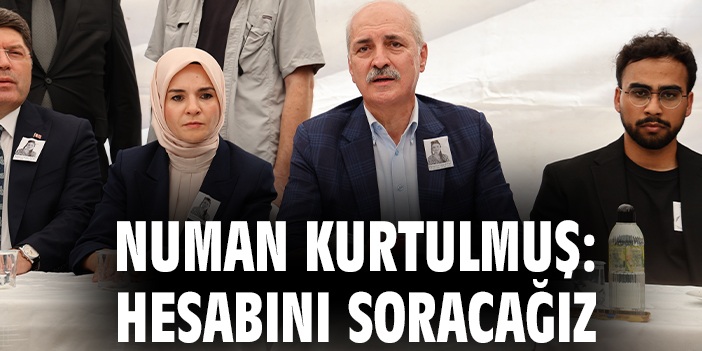 TBMM Başkanı Kurtulmuş: ‘Ayşenur’un Kanı Yerde Kalmayacak’