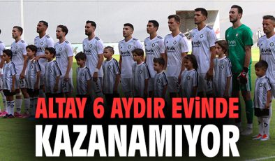 Altay’ın İç Sahada Galibiyet Hasreti 6 Aya Çıktı!