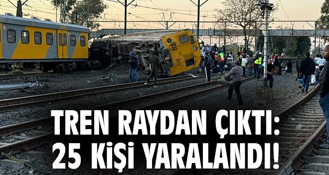 Tren Kazasında 25 Yaralı, Can Kaybı Yok!