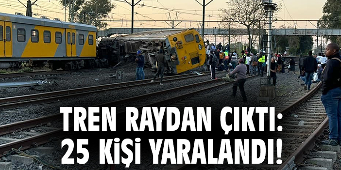 Tren Kazasında 25 Yaralı, Can Kaybı Yok!