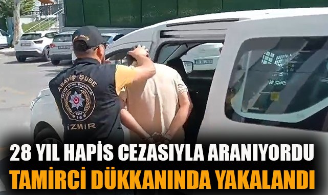 Aranan Zanlı İzmirlilerden Saklandığı Dükanda Yakalandı