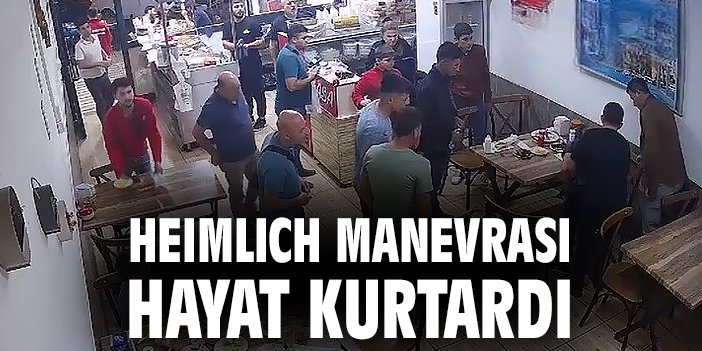 Müşteri Heimlich ile Hayata Döndürüldü!