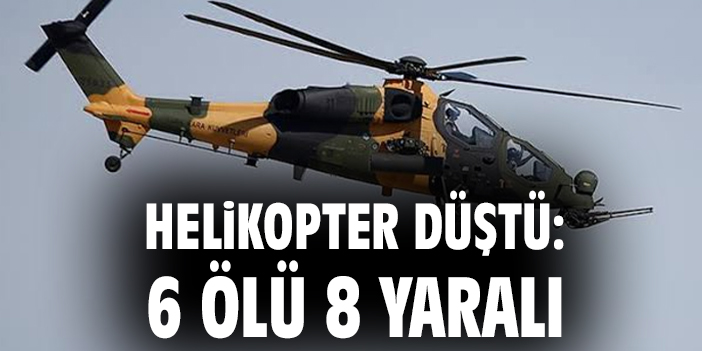 Pakistan’da Helikopter Düştü: 6 Ölü, 8 Yaralı