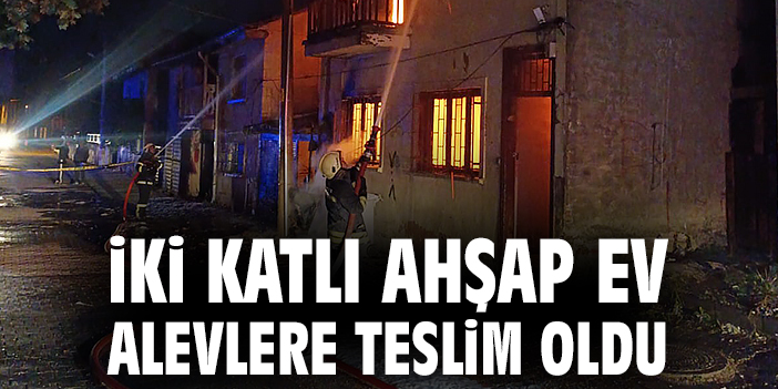 Karaçayır’da Terkedilen Evde Yangın Çıktı!