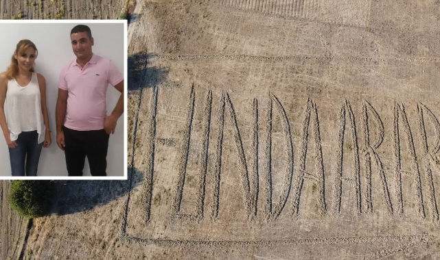 Hayran Çiftçi, Tarlasına Funda Arar Yazdı!