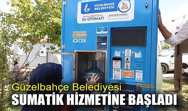 Güzelbahçe’de Sumatikle Su Hizmeti Başladı!