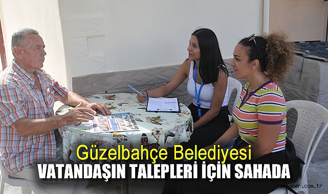 Güzelbahçe’de Halkla İletişimle Sorunlar Çözülüyor