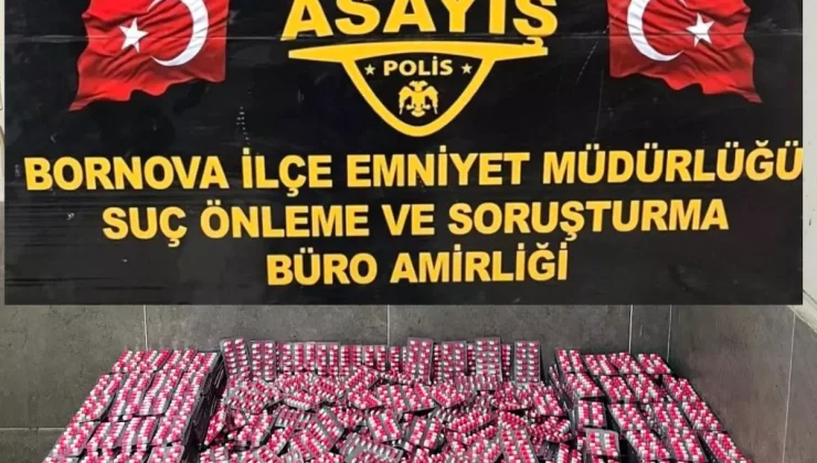 İzmir’de Uyuşturucu Operasyonu: 10 Bin Hap Ele Geçirildi