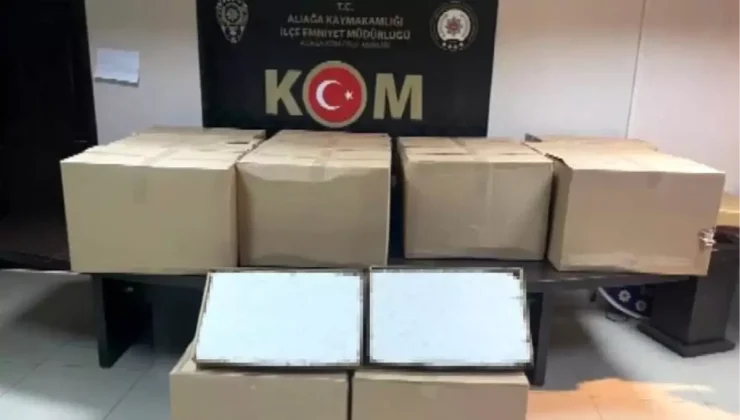 İzmir’de Kaçak Sigara Operasyonu: 2.4 Milyon Makaron Ele Geçirildi