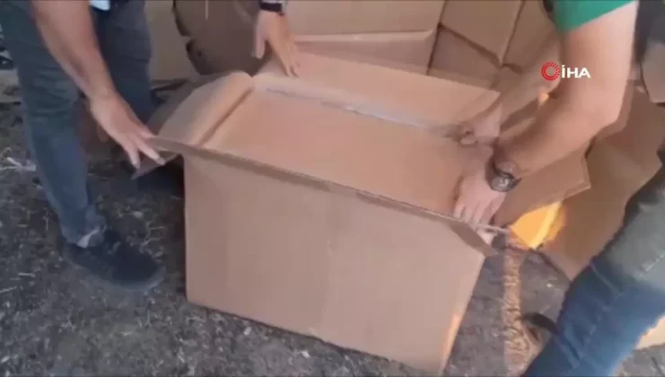 İzmir’de Sigara Kaçakçılığına Operasyon: 2,5 Milyon Doli Makaron Ele Geçirildi